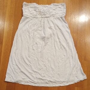 RARE Y2K Victorias Secret Strapless Fairy Flowy Babydoll Top Juniors Small